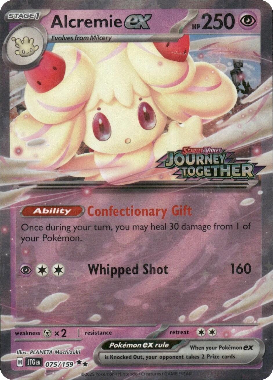 Alcremie ex (075/159) (Journey Together Stamped) [Miscellaneous Cards] | Gamers Paradise