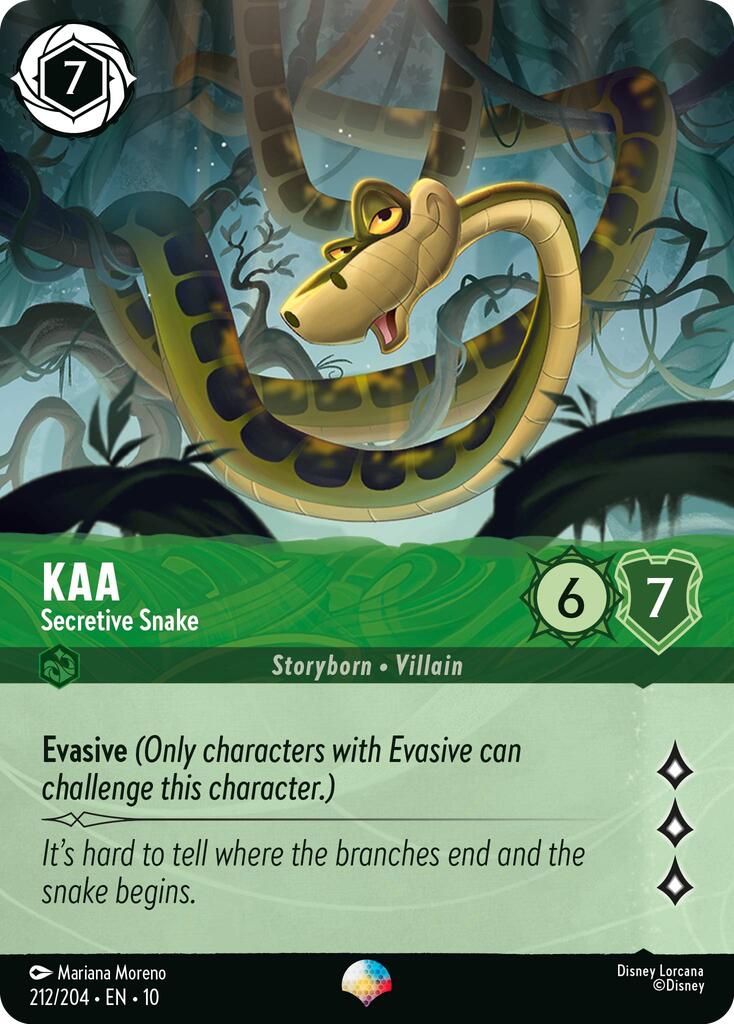 Kaa - Secretive Snake (Epic) (212/204) [Whispers in the Well] | Gamers Paradise