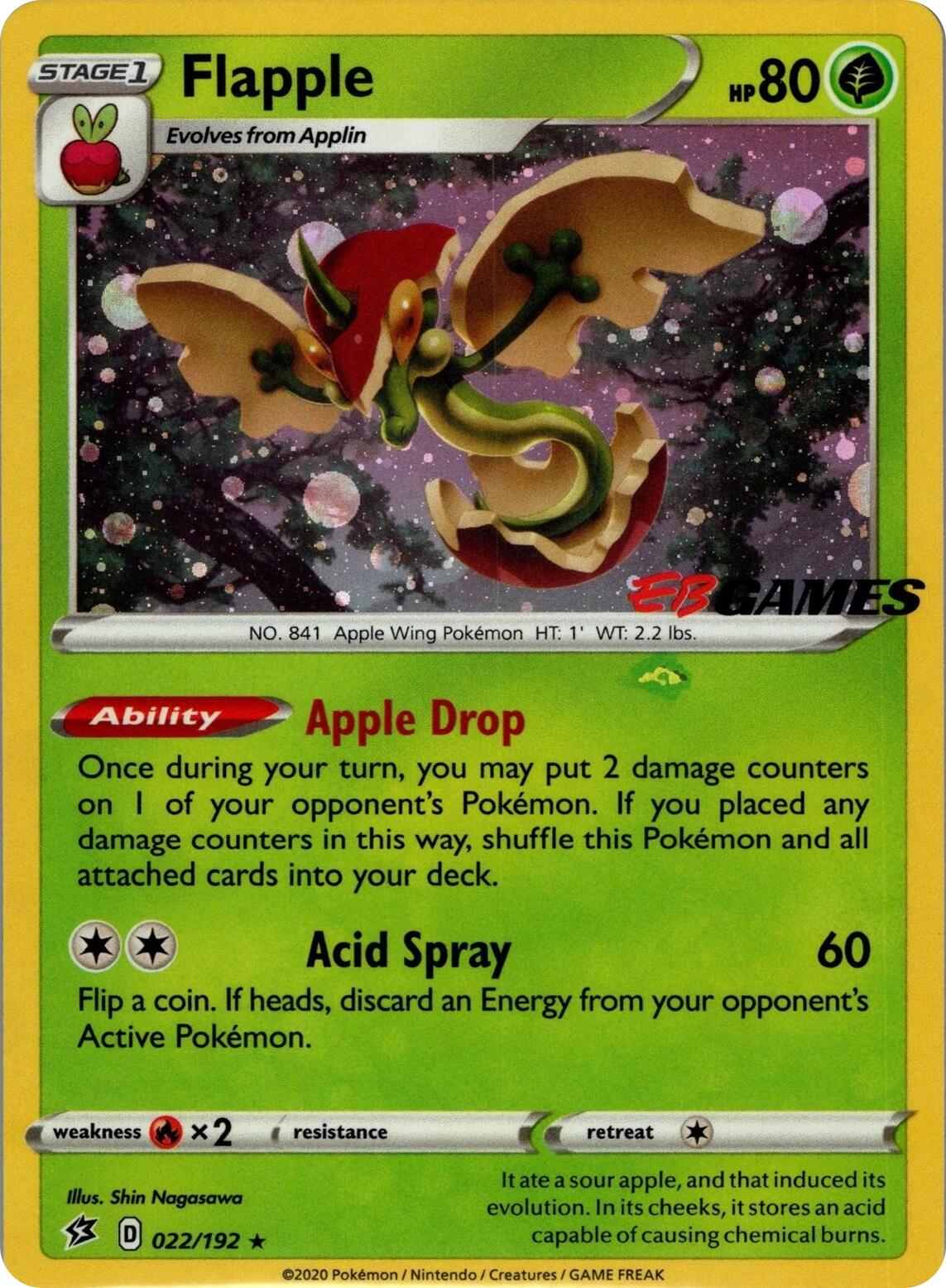 Flapple (022/192) (EB Games Exclusive APAC) [Miscellaneous Cards] | Gamers Paradise