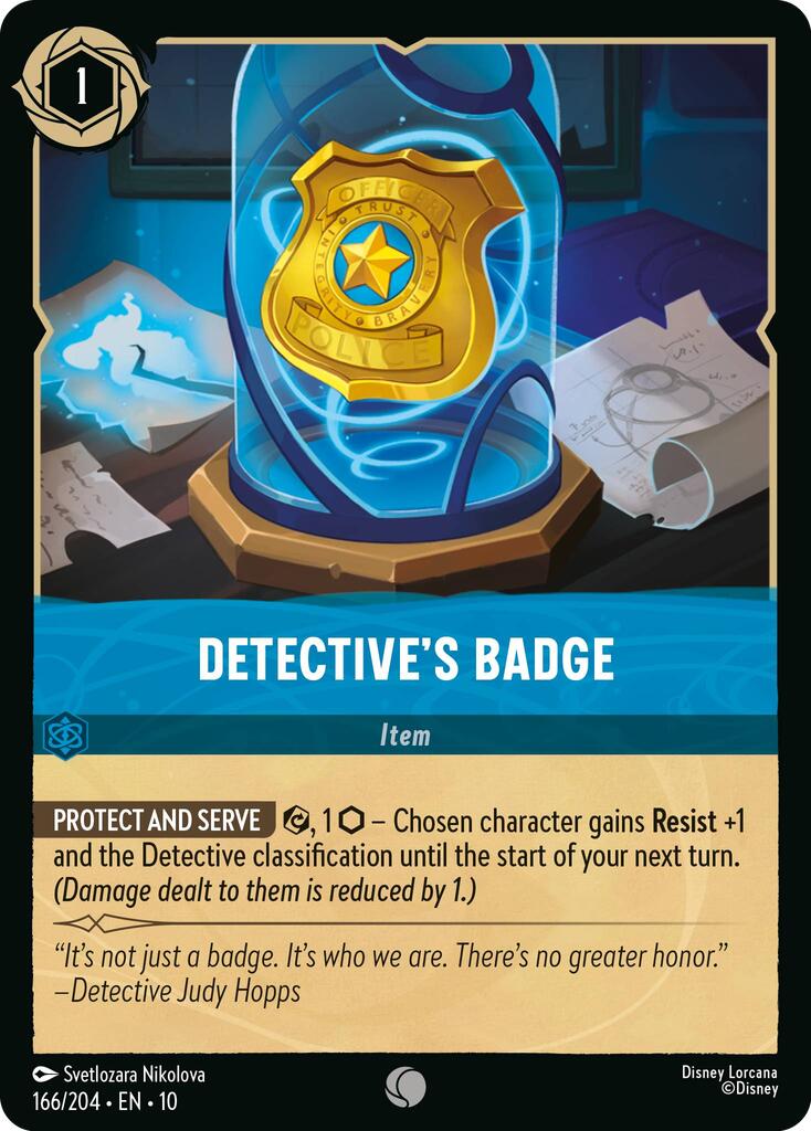 Detective's Badge (166/204) [Whispers in the Well] | Gamers Paradise