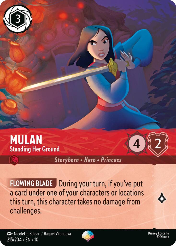 Mulan - Standing Her Ground (Epic) (215/204) [Whispers in the Well] | Gamers Paradise