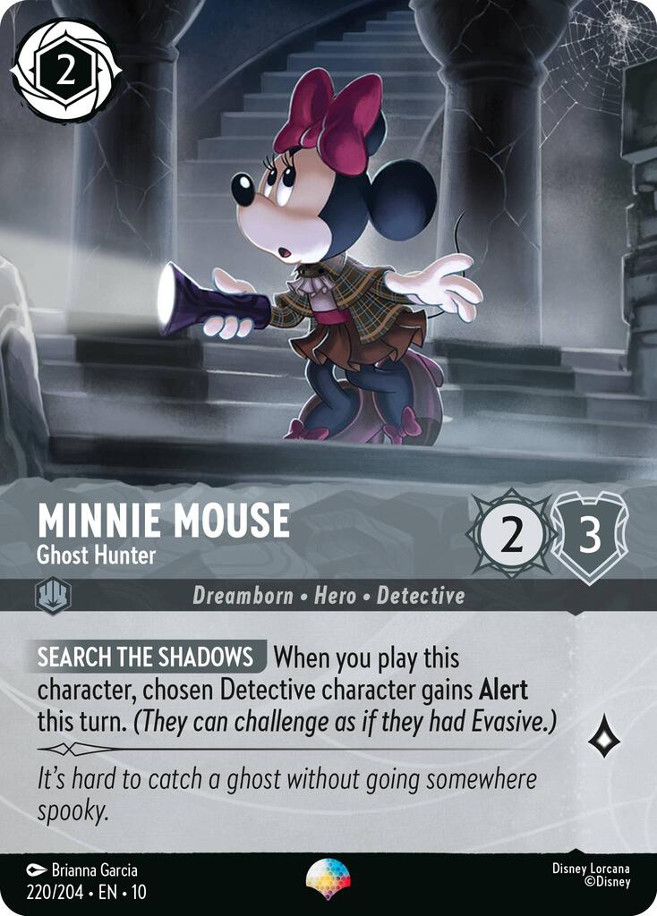 Minnie Mouse - Ghost Hunter (Epic) (220/204) [Whispers in the Well] | Gamers Paradise