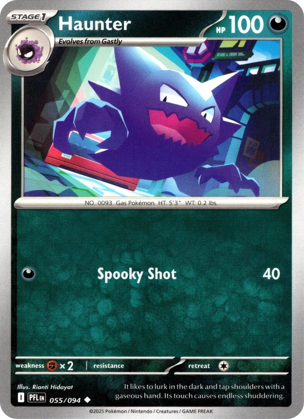 Haunter (055/094) [Mega Evolution: Phantasmal Flames] | Gamers Paradise