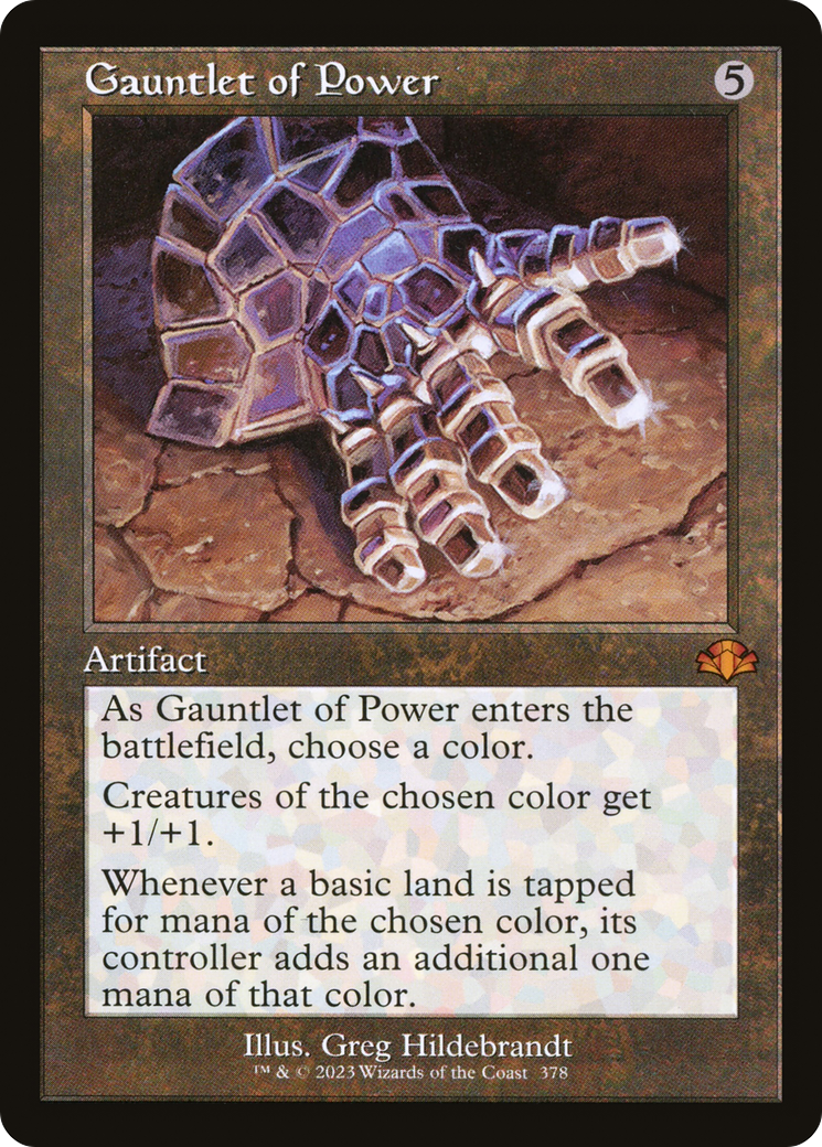 Gauntlet of Power (Retro) [Dominaria Remastered] | Gamers Paradise