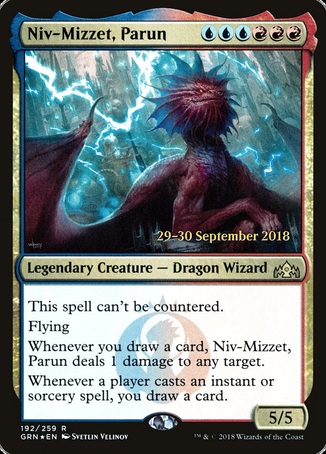 Niv-Mizzet, Parun [Guilds of Ravnica Prerelease Promos] | Gamers Paradise
