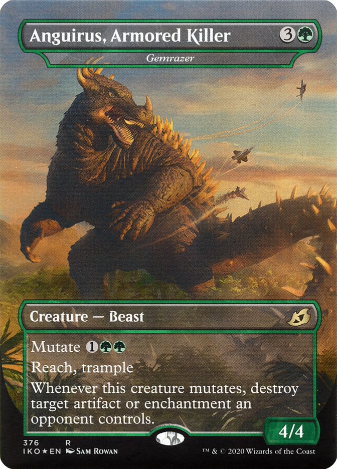 Gemrazer - Anguirus, Armored Killer (Extended Art) [Ikoria: Lair of Behemoths] | Gamers Paradise