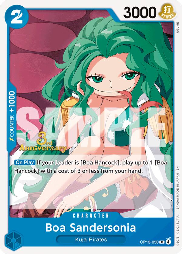 Boa Sandersonia [Carrying On His Will: 3rd Anniversary Tournament Cards] | Gamers Paradise