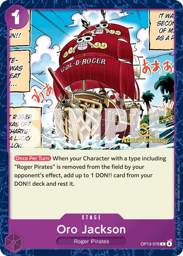 Oro Jackson [Carrying On His Will: 3rd Anniversary Tournament Cards] | Gamers Paradise