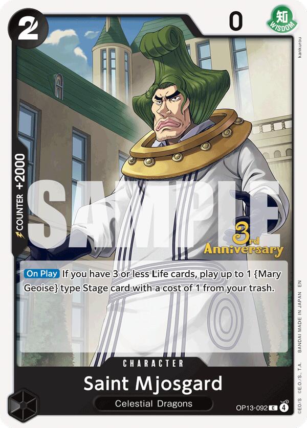 Saint Mjosgard [Carrying On His Will: 3rd Anniversary Tournament Cards] | Gamers Paradise
