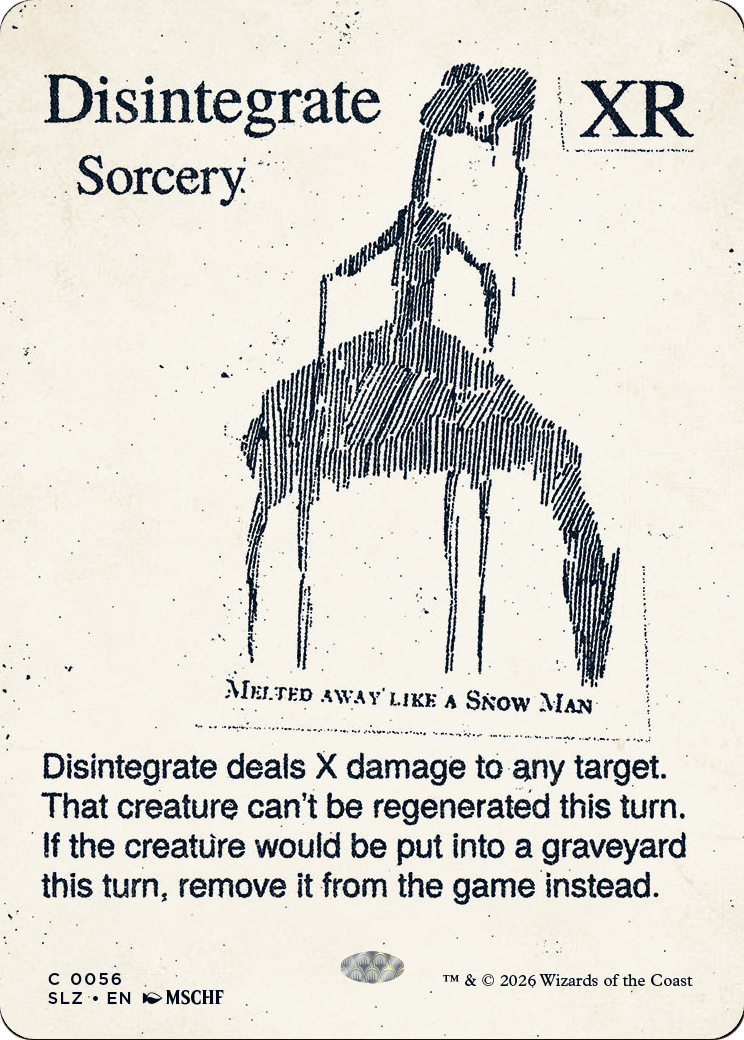 Disintegrate (0056) [Secret Lair x MSCHF: The Zeta Set] | Gamers Paradise