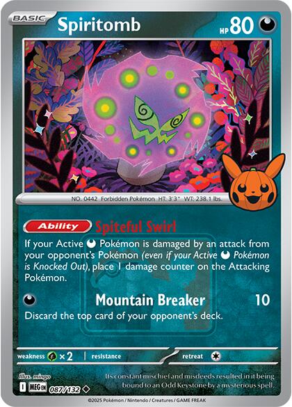 Spiritomb (087/132) (Pokeween 2025) [Miscellaneous Cards] | Gamers Paradise