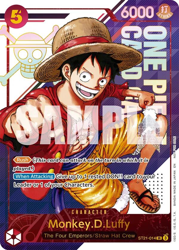 Monkey.D.Luffy (ST21-014) (3rd Anniversary Treasure Campaign Pack) [One Piece Promotion Cards] | Gamers Paradise