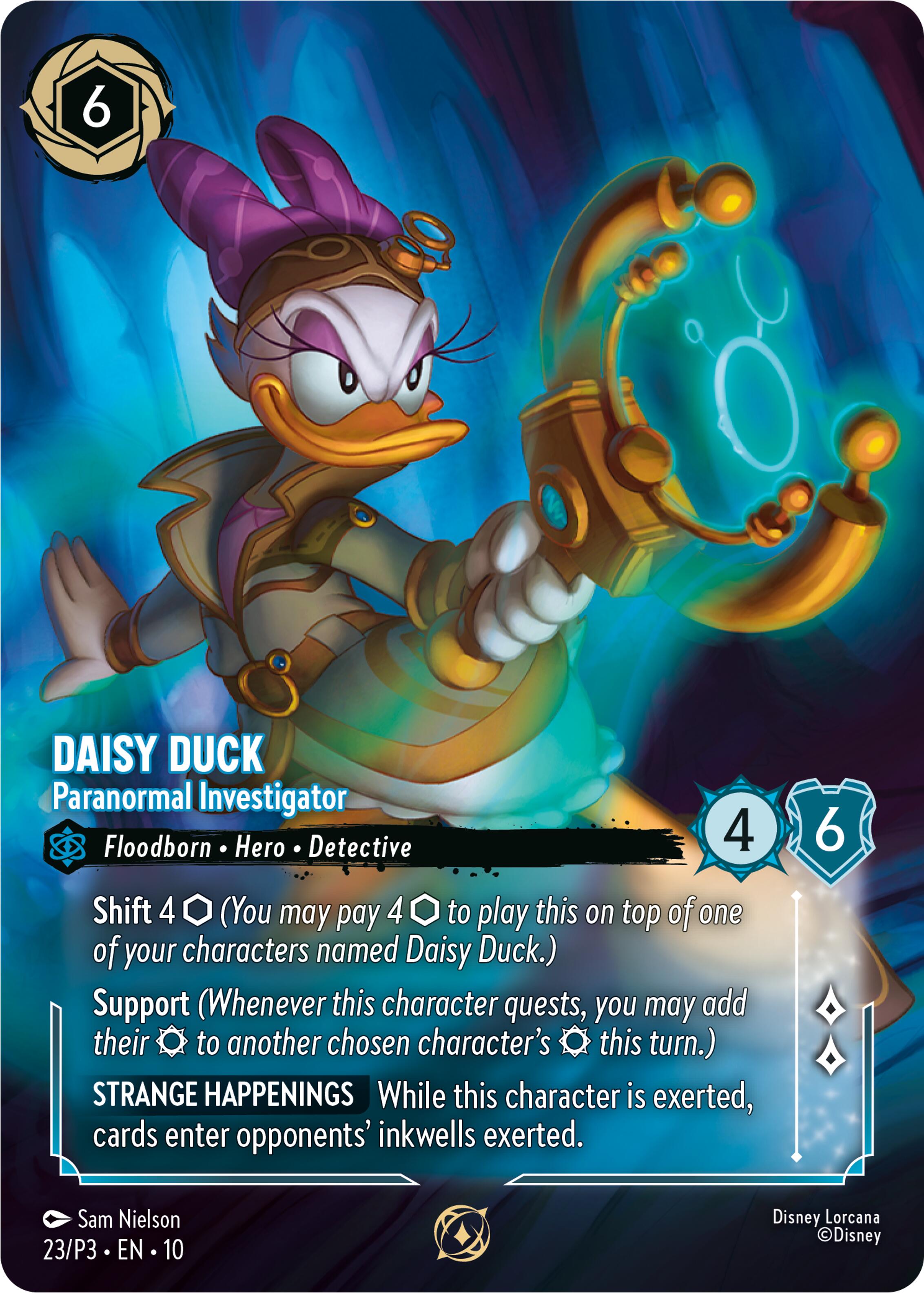 Daisy Duck - Paranormal Investigator (Store Championship Participant) (23) [Promo Cards] | Gamers Paradise