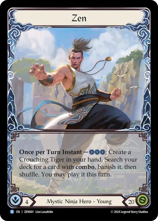 Zen [ZEN001] (Part the Mistveil Zen Blitz Deck)  Rainbow Foil | Gamers Paradise