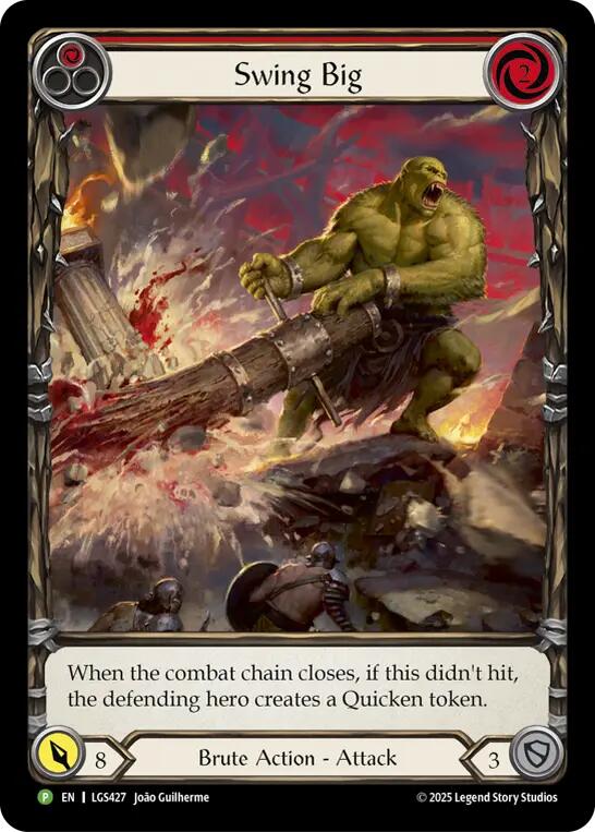 Swing Big (Extended Art) [LGS427] (Promo)  Rainbow Foil | Gamers Paradise