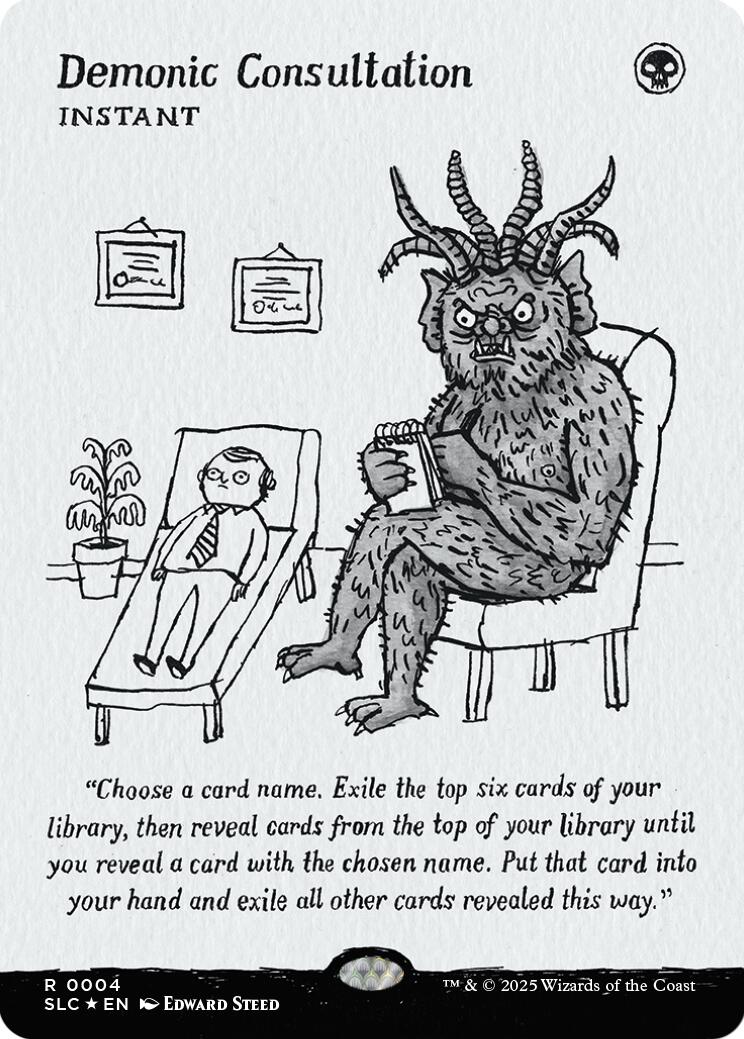 Demonic Consultation (Halo Foil) [Secret Lair Countdown Kit] | Gamers Paradise