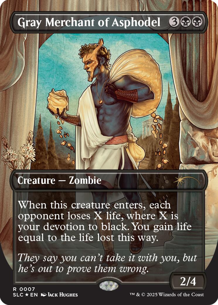 Gray Merchant of Asphodel (Halo Foil) [Secret Lair Countdown Kit] | Gamers Paradise