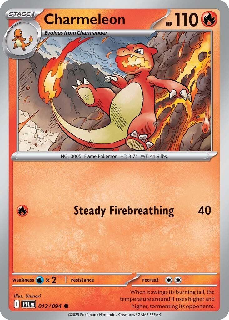 Charmeleon (012/094) [Mega Evolution: Phantasmal Flames] | Gamers Paradise