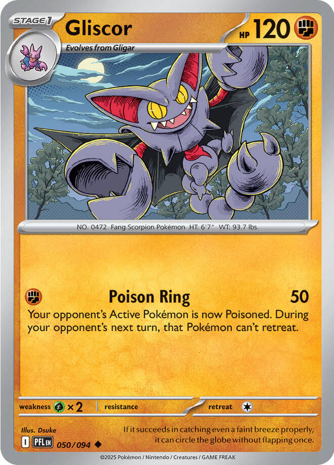 Gliscor (050/094) [Mega Evolution: Phantasmal Flames] | Gamers Paradise