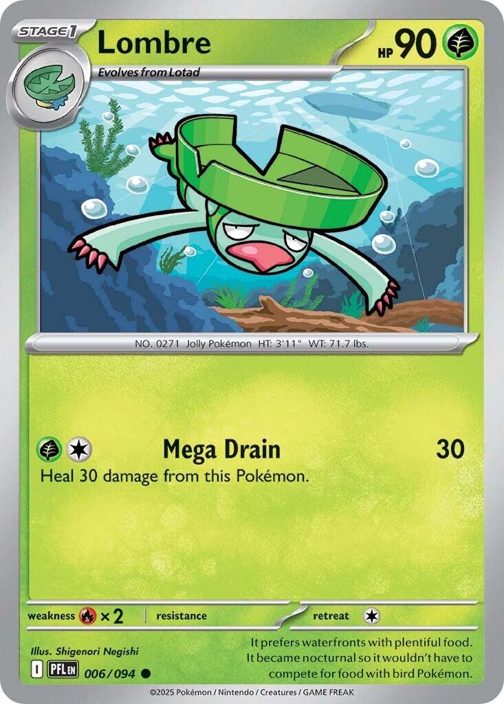 Lombre (006/094) [Mega Evolution: Phantasmal Flames] | Gamers Paradise