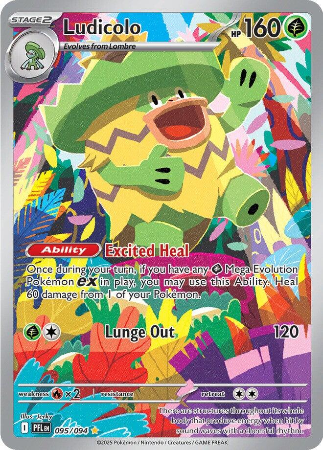 Ludicolo (095/094) [Mega Evolution: Phantasmal Flames] | Gamers Paradise