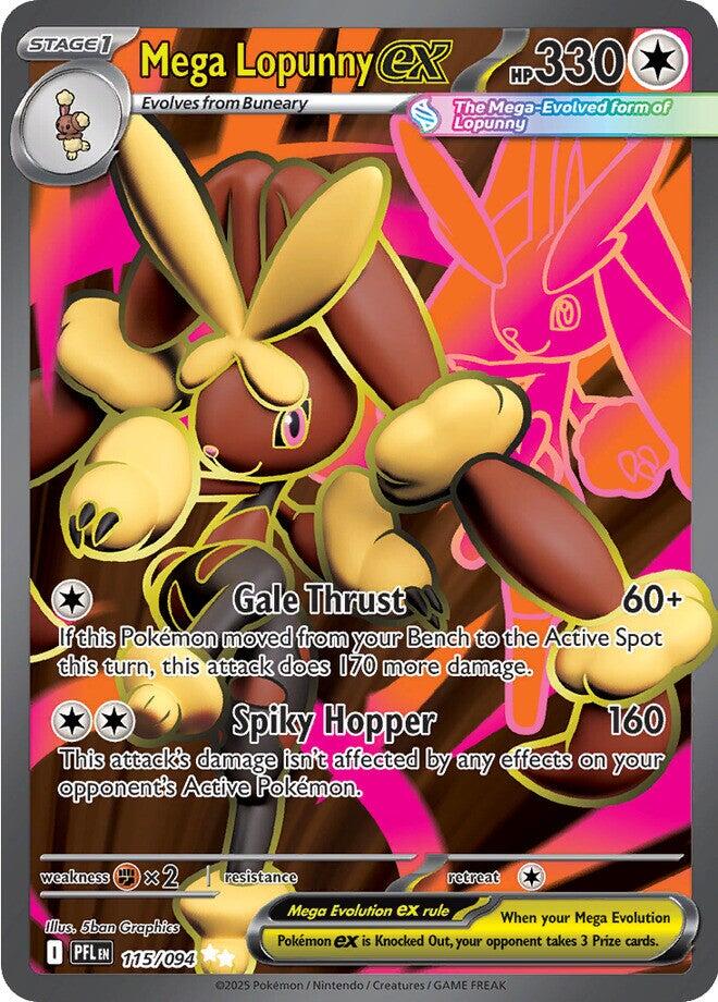 Mega Lopunny ex (115/094) [Mega Evolution: Phantasmal Flames] | Gamers Paradise