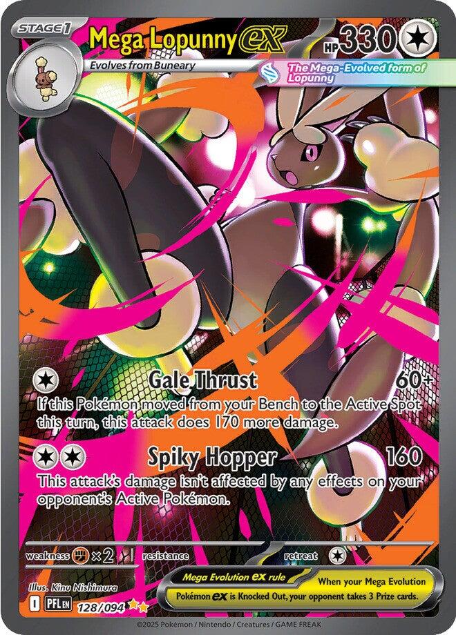 Mega Lopunny ex (128/094) [Mega Evolution: Phantasmal Flames] | Gamers Paradise
