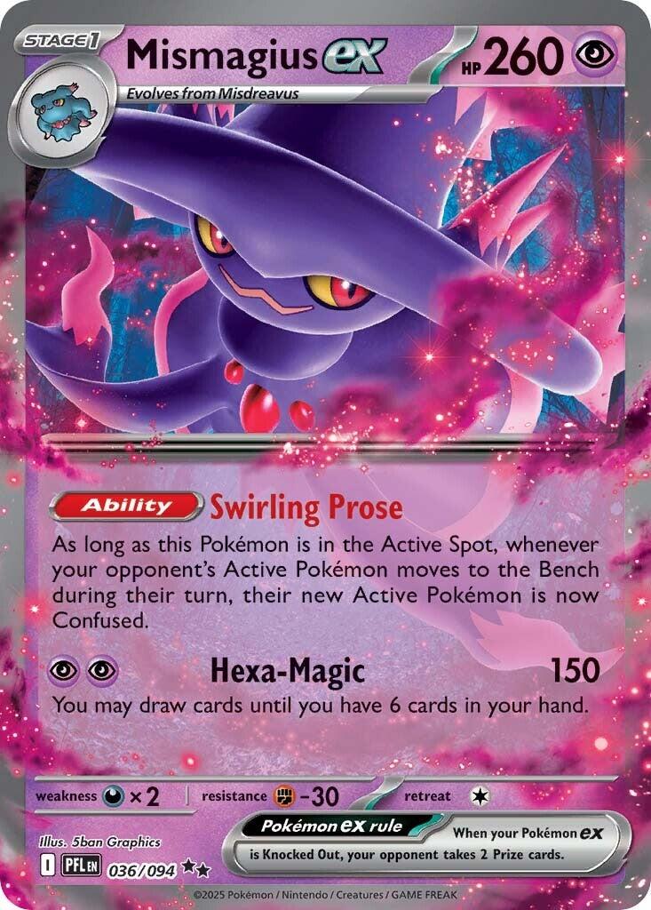 Mismagius ex (036/094) [Mega Evolution: Phantasmal Flames] | Gamers Paradise