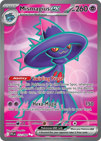 Mismagius ex (112/094) [Mega Evolution: Phantasmal Flames