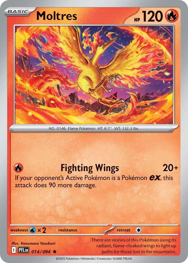 Moltres (014/094) [Mega Evolution: Phantasmal Flames] | Gamers Paradise