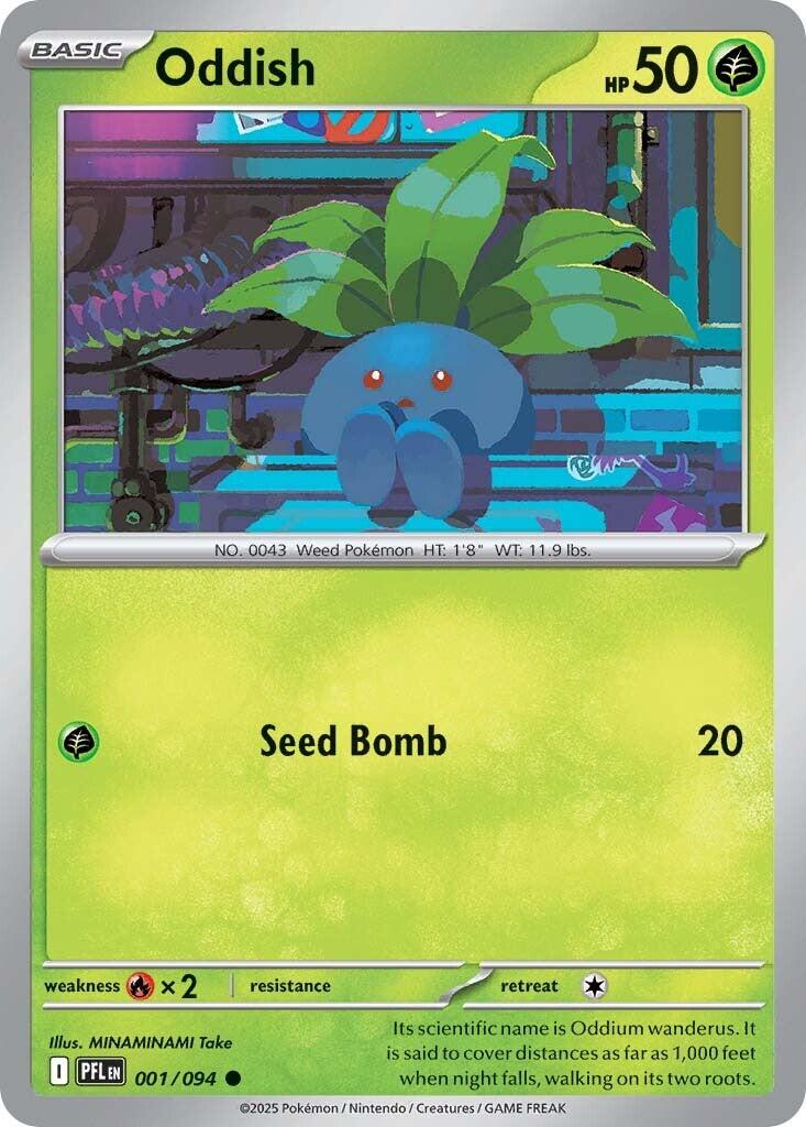 Oddish (001/094) [Mega Evolution: Phantasmal Flames] | Gamers Paradise
