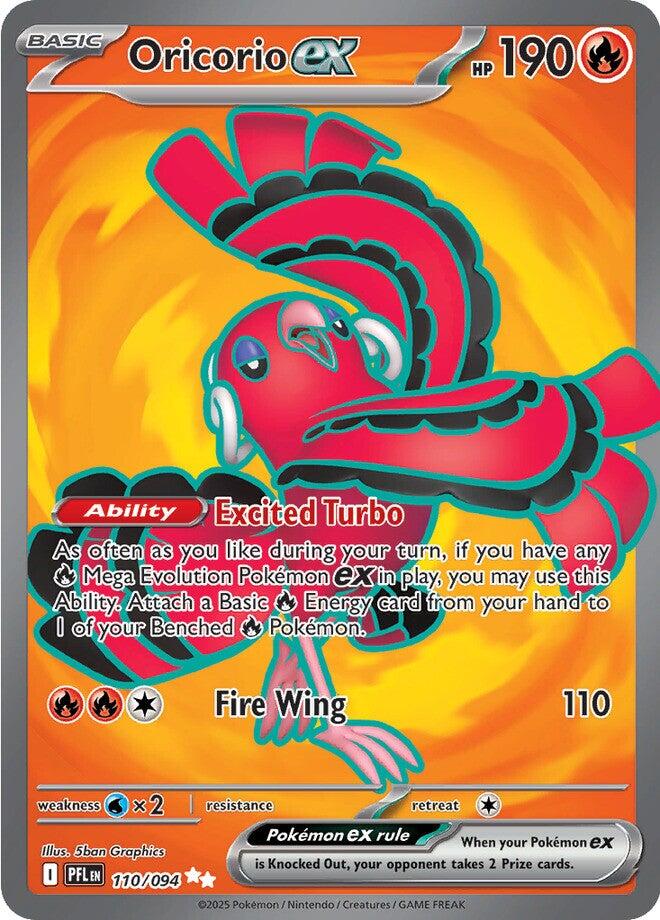 Oricorio ex (110/094) [Mega Evolution: Phantasmal Flames] | Gamers Paradise