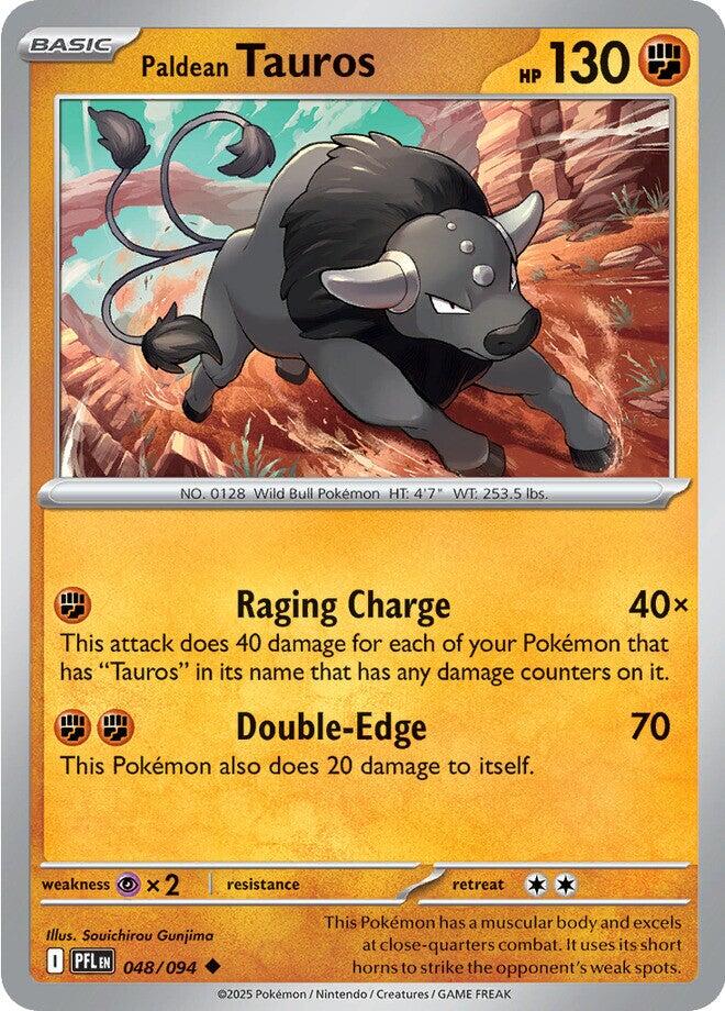 Paldean Tauros (048/094) [Mega Evolution: Phantasmal Flames] | Gamers Paradise