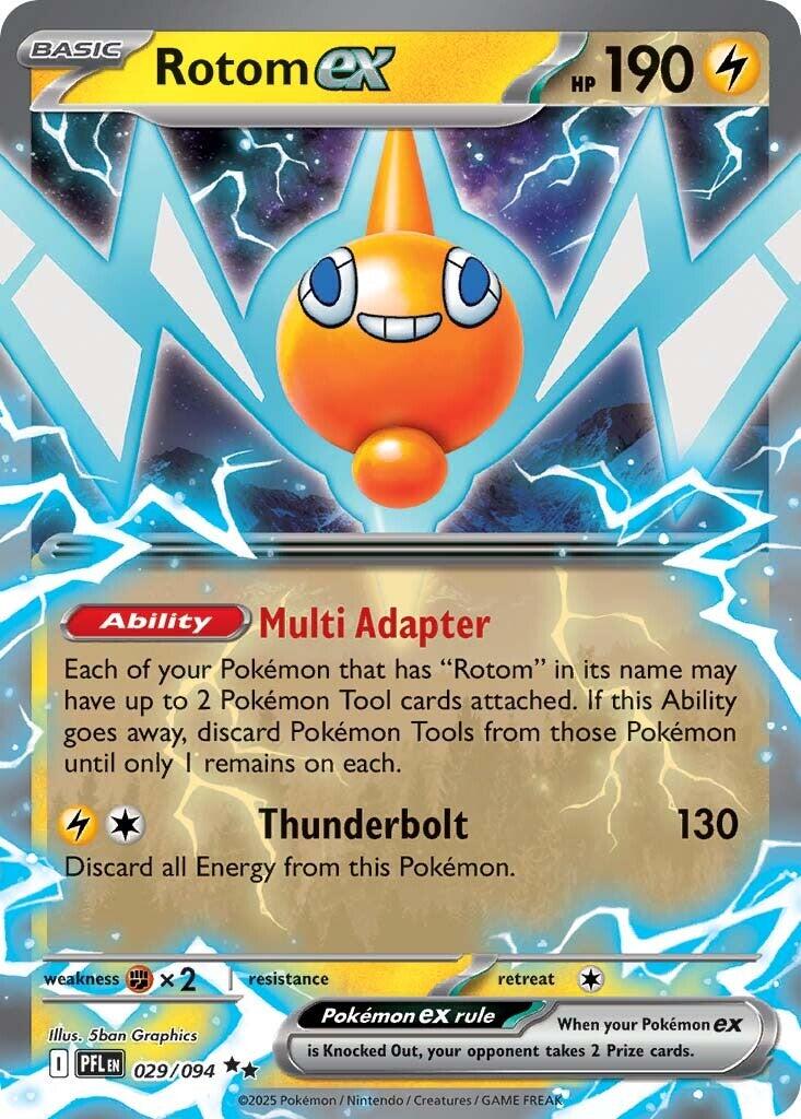 Rotom ex (029/094) [Mega Evolution: Phantasmal Flames] | Gamers Paradise