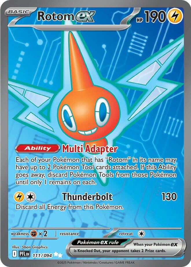 Rotom ex (111/094) [Mega Evolution: Phantasmal Flames] | Gamers Paradise