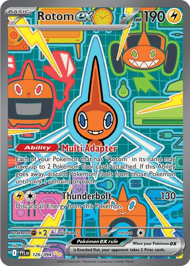 Rotom ex (126/094) [Mega Evolution: Phantasmal Flames] | Gamers Paradise