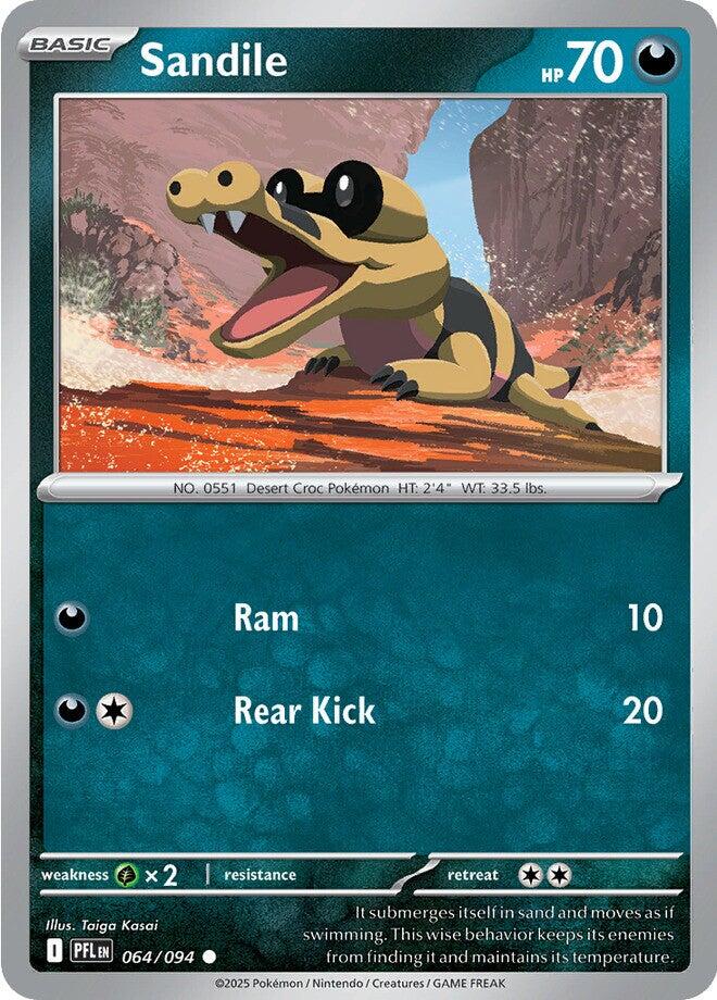 Sandile (064/094) [Mega Evolution: Phantasmal Flames] | Gamers Paradise