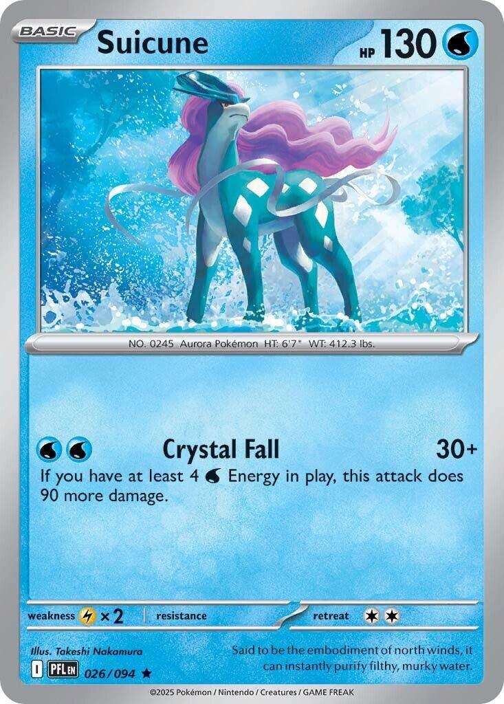 Suicune (026/094) [Mega Evolution: Phantasmal Flames] | Gamers Paradise