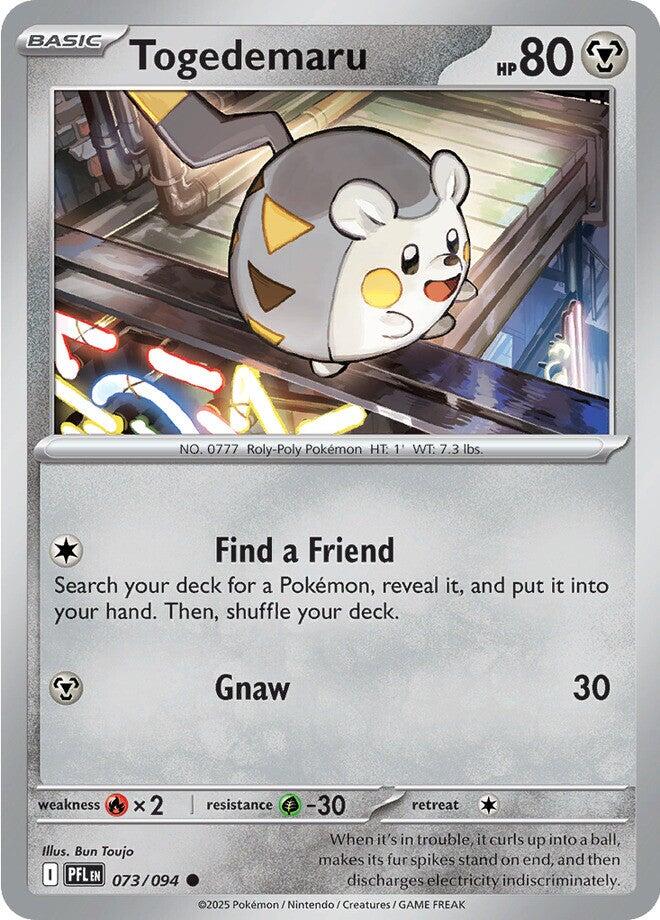 Togedemaru (073/094) [Mega Evolution: Phantasmal Flames] | Gamers Paradise