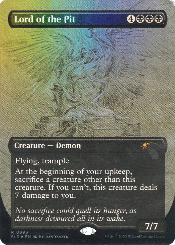 Lord of the Pit (Sketch Showcase) (Rainbow Foil) [Secret Lair Drop Series] | Gamers Paradise