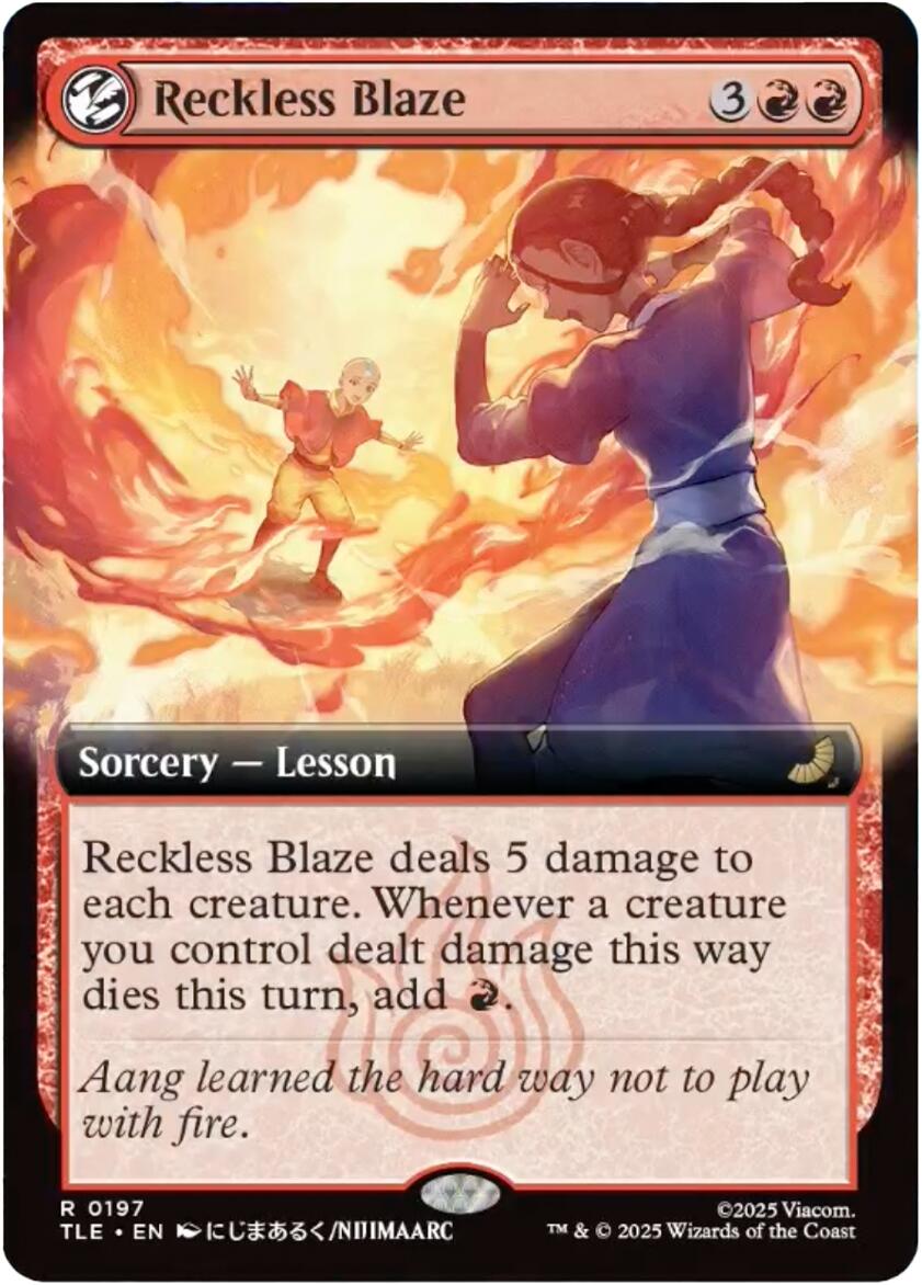 Reckless Blaze (Extended Art) [Avatar: The Last Airbender: Eternal-Legal] | Gamers Paradise