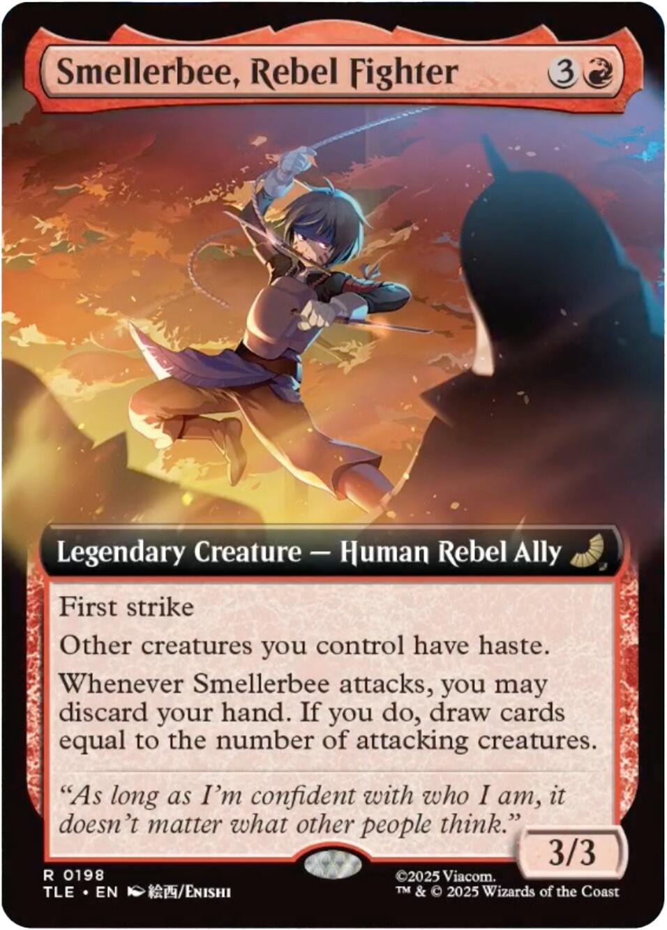 Smellerbee, Rebel Fighter (Extended Art) [Avatar: The Last Airbender: Eternal-Legal] | Gamers Paradise