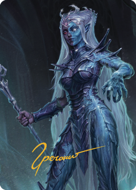 Mocking Doppelganger Art Card (Gold-Stamped Signature) [Commander Legends: Battle for Baldur's Gate Art Series] | Gamers Paradise