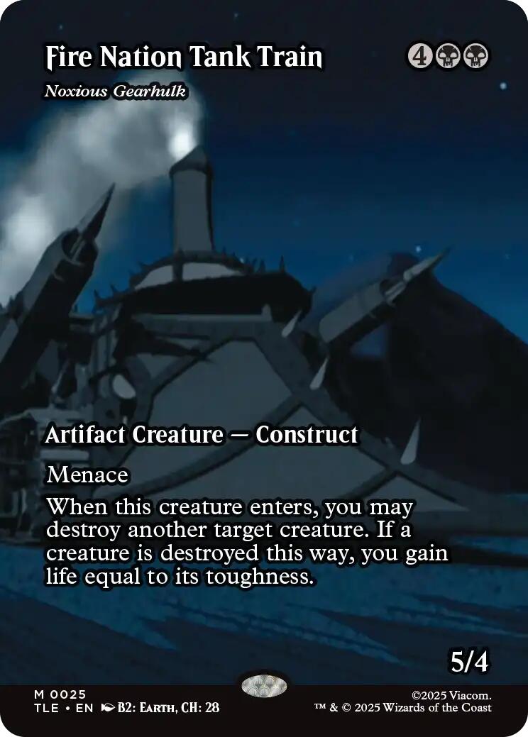 Fire Nation Tank Train - Noxious Gearhulk (Borderless) [Avatar: The Last Airbender: Eternal-Legal] | Gamers Paradise