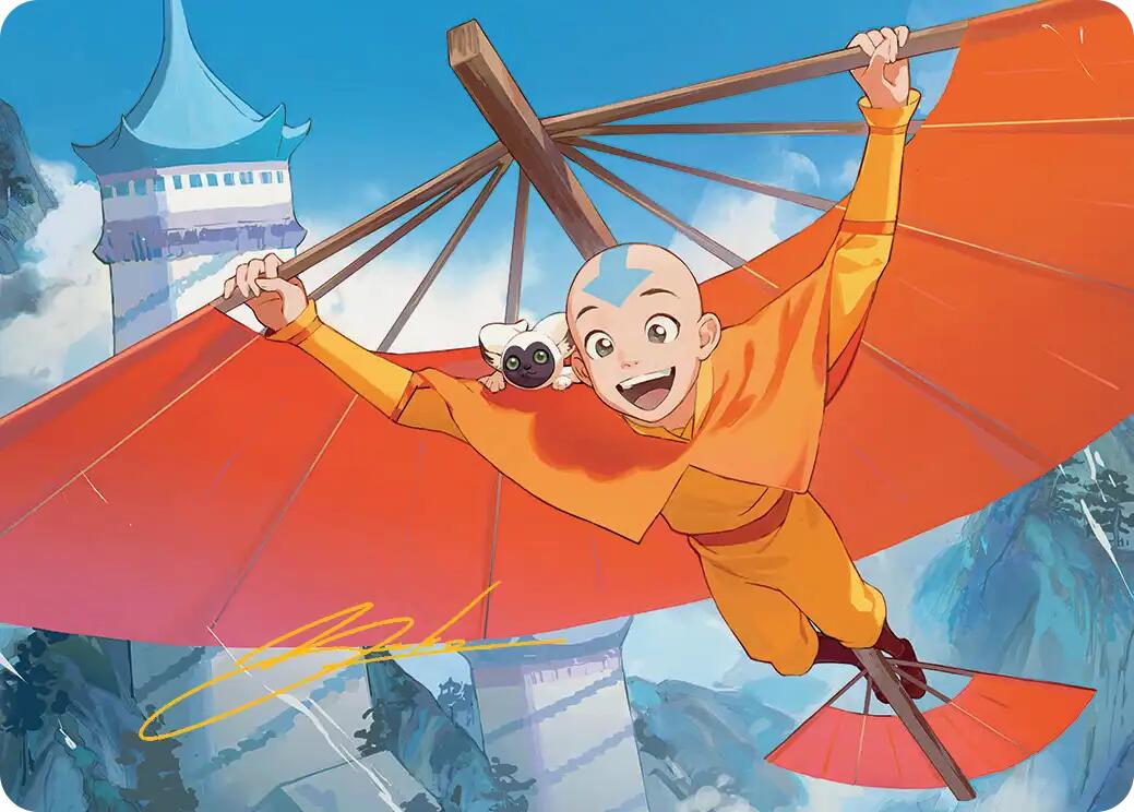 Aang, the Last Airbender Art Card (Gold-Stamped Signature) [Avatar: The Last Airbender Art Series] | Gamers Paradise