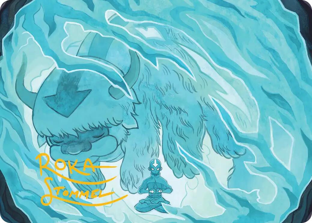 Aang's Iceberg 2 Art Card (Gold-Stamped Signature) [Avatar: The Last Airbender Art Series] | Gamers Paradise
