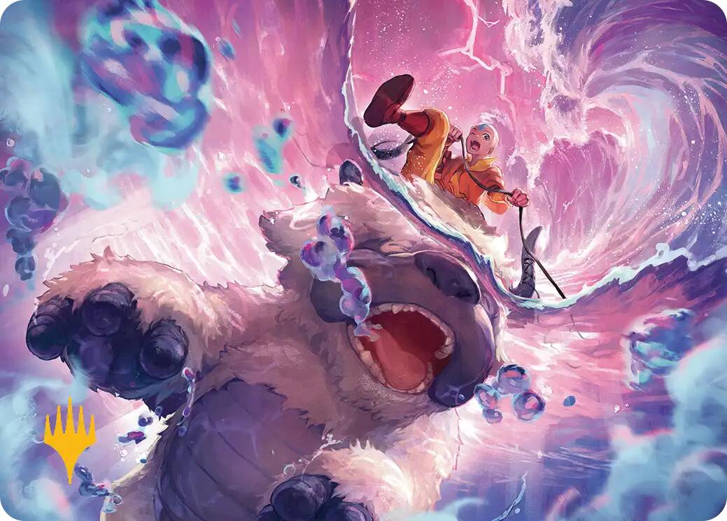 Storm of Memories Art Card (Gold-Stamped Planeswalker Symbol) [Avatar: The Last Airbender Art Series] | Gamers Paradise