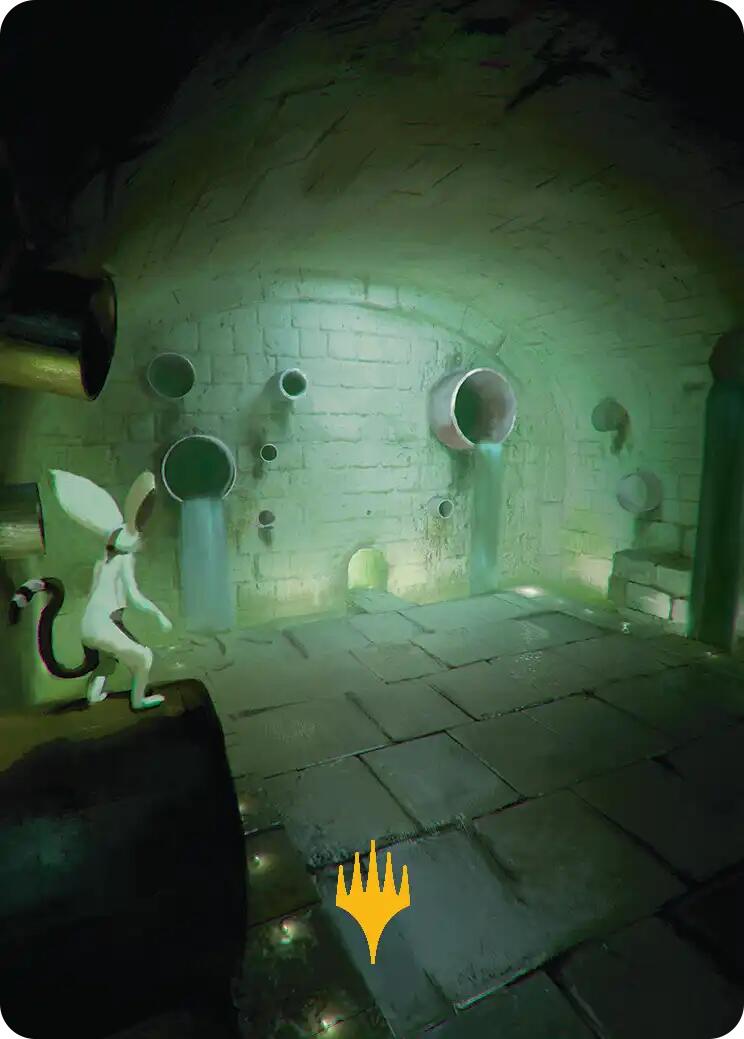 Swamp Art Card (Gold-Stamped Planeswalker Symbol) [Avatar: The Last Airbender Art Series] | Gamers Paradise