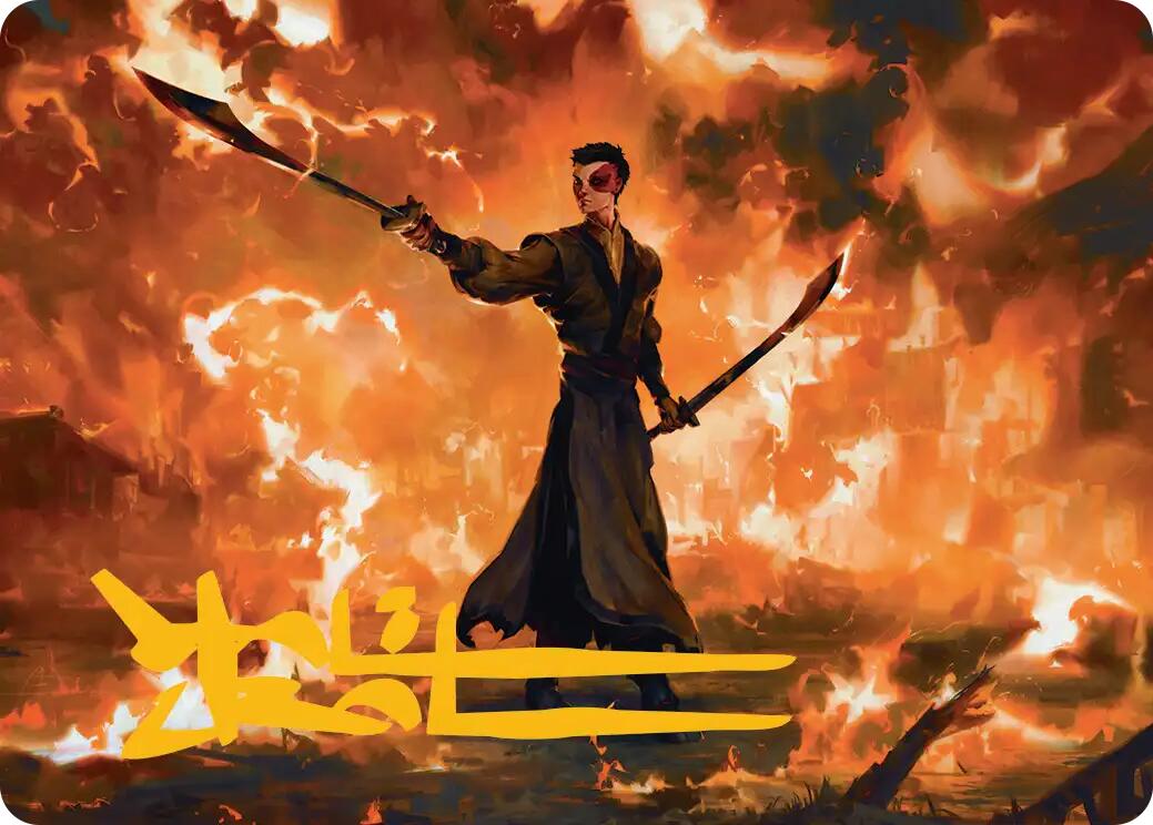 Zuko, Conflicted Art Card (Gold-Stamped Signature) [Avatar: The Last Airbender Art Series] | Gamers Paradise