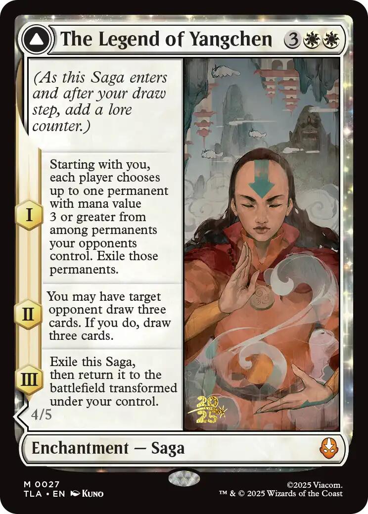 The Legend of Yangchen [Avatar: The Last Airbender Prerelease Cards] | Gamers Paradise